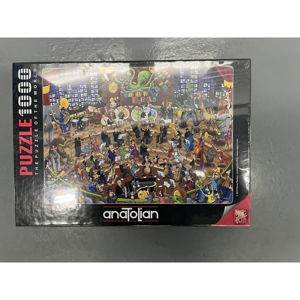 Anatolian Sempatik Konser 1000 Piece Jigsaw Puzzle Colorful Cartoon Orchestra